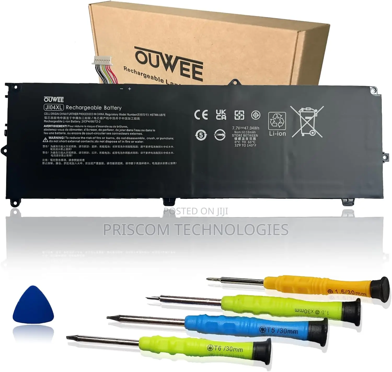 JI04XL Battery HP Elite X2 1012 G2 Tablet