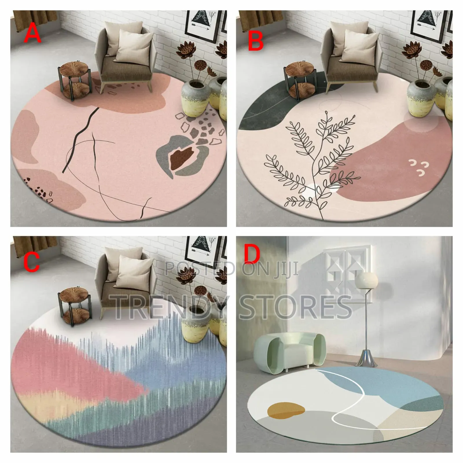 Modern Round Luxury Carpet