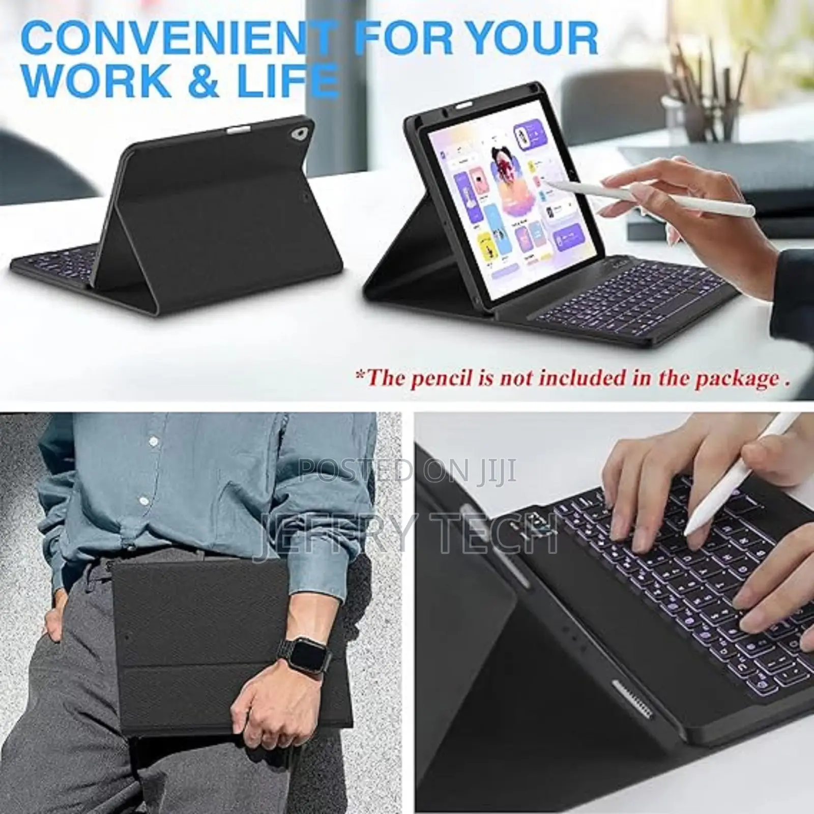 iPad 9th Generation Case With Keyboard 10.2 Inch