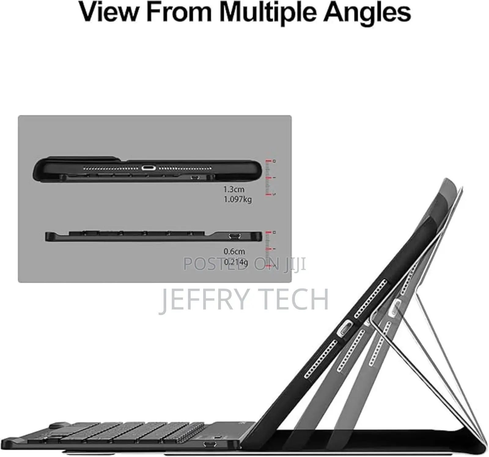 iPad 9.7 Keyboard Case Detachable Bluetooth Smart Cover
