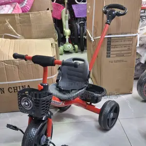 Kid's Trycle With Push Handle
