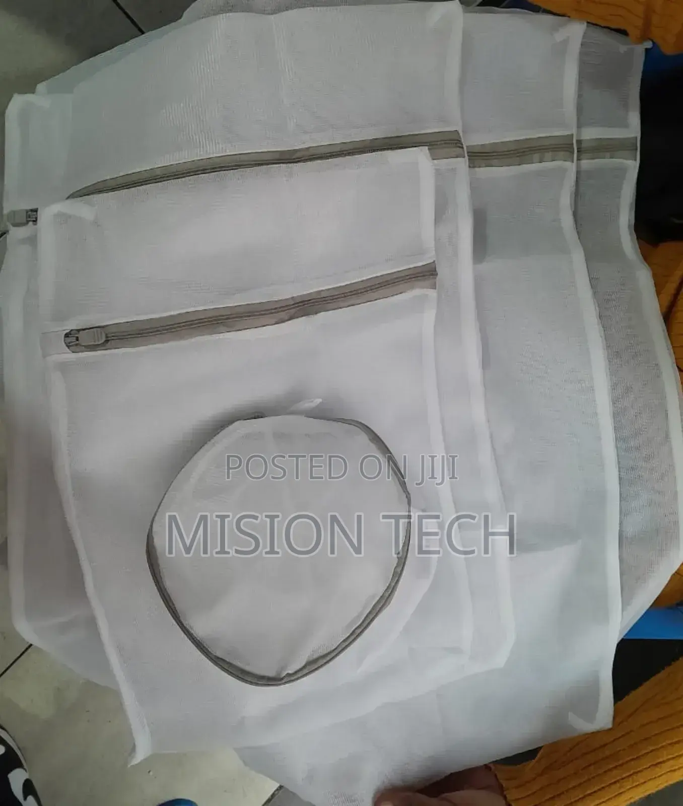 5-Piece Zippered Mesh Laundry Bags
 