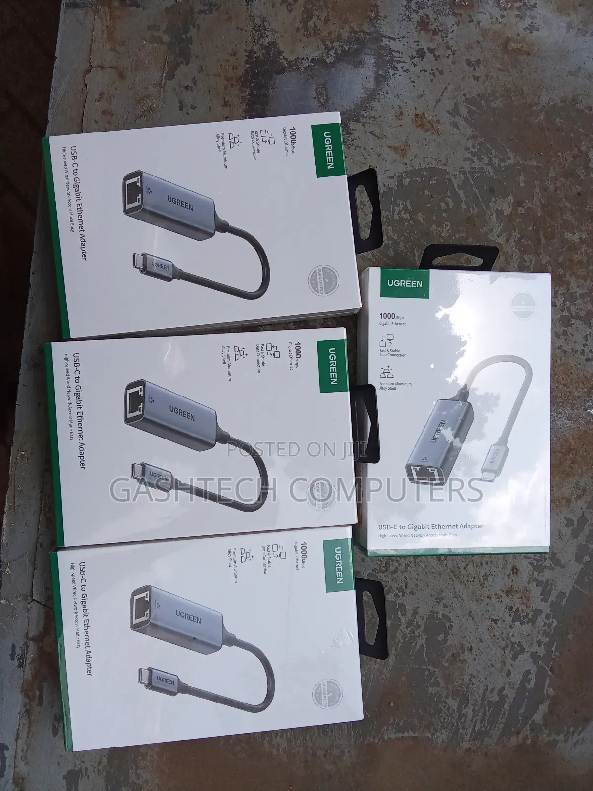 CM483 UGREEN USB-C 3.1 GEN1 to Gigabit Ethernet Adapter .