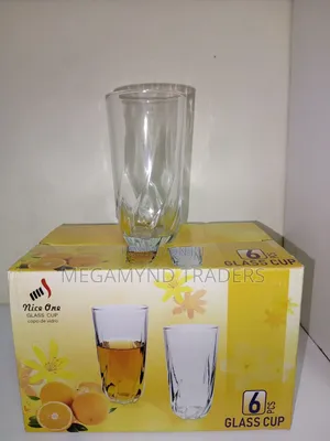 6pc Water Glasses/Juice Glasses Capacity 387ml
