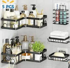 5pcs Set Triangular Shower Caddy