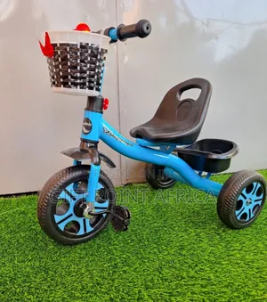 Blue Three Wheels Kids Tricycle