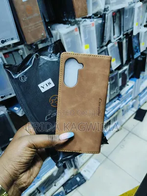 VIVO Y18 Leather Flip Case With Magnetic Closure Kickstand