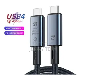 4ft USB4 Type-C Thunderbolt 4 (40gbps 240W PD ) Cable