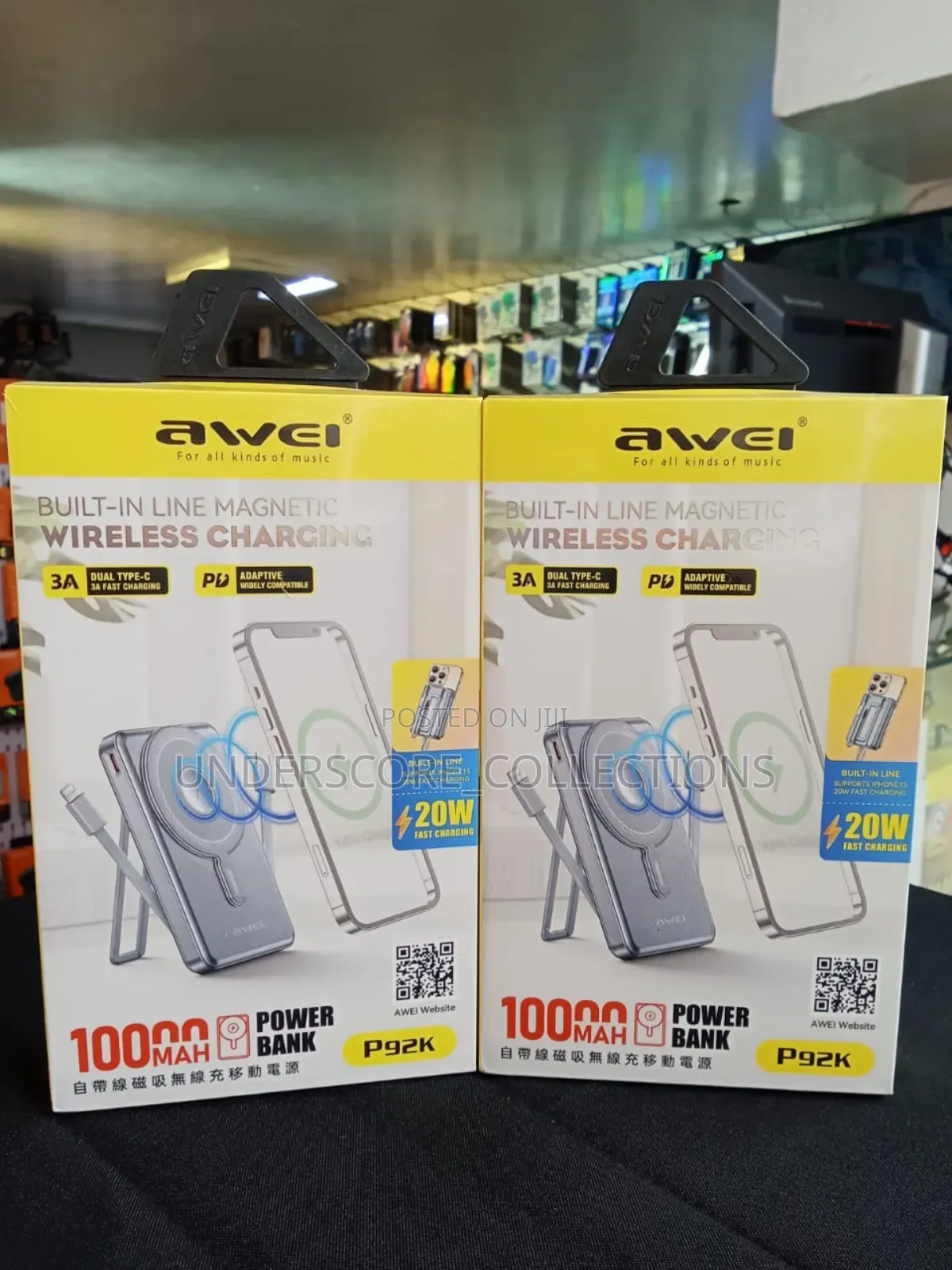 Portable Wireless Powerbank for Apple and Samsung