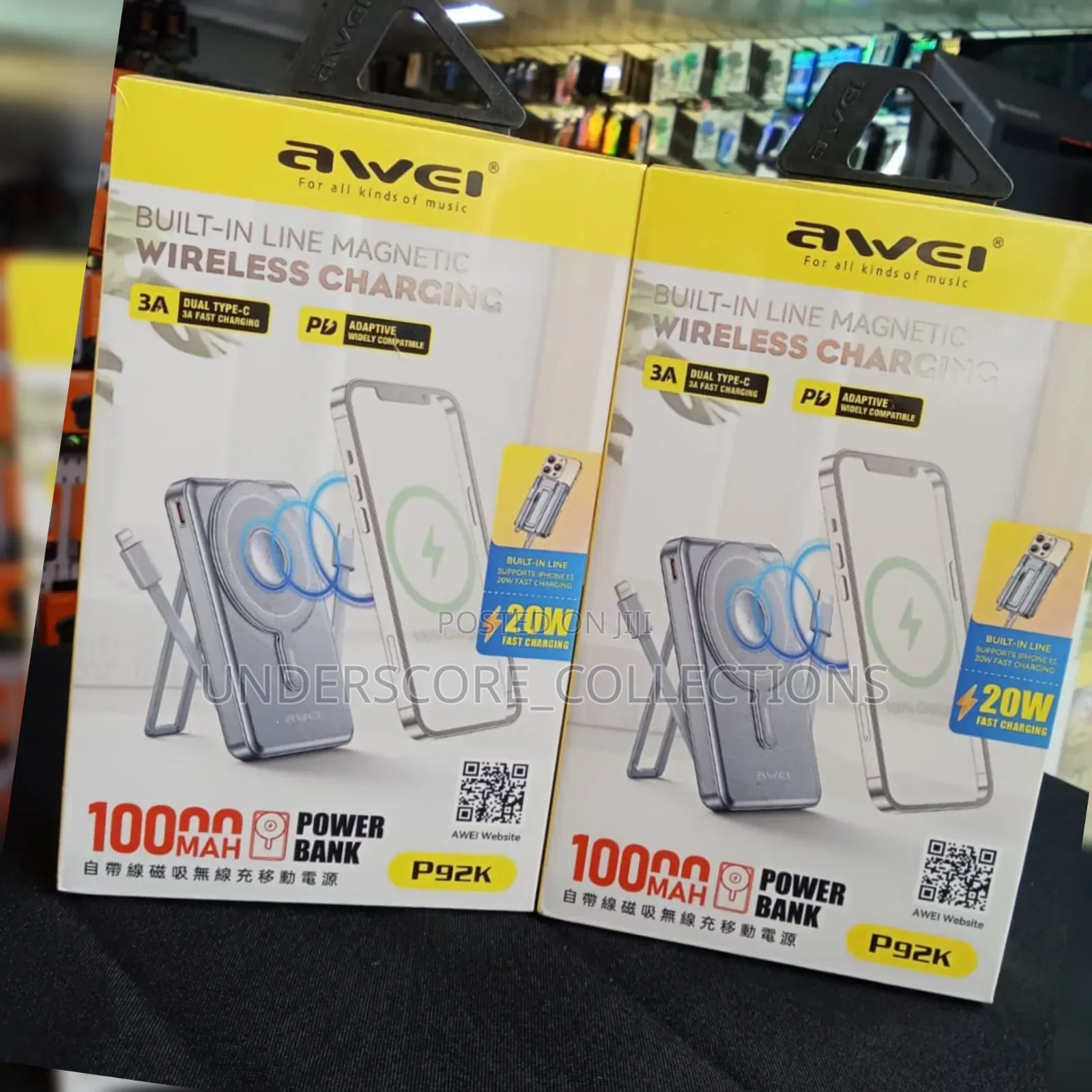 Portable Wireless Powerbank for Apple and Samsung