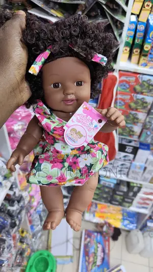 Pink Dress Afro Pop Baby May May Doll