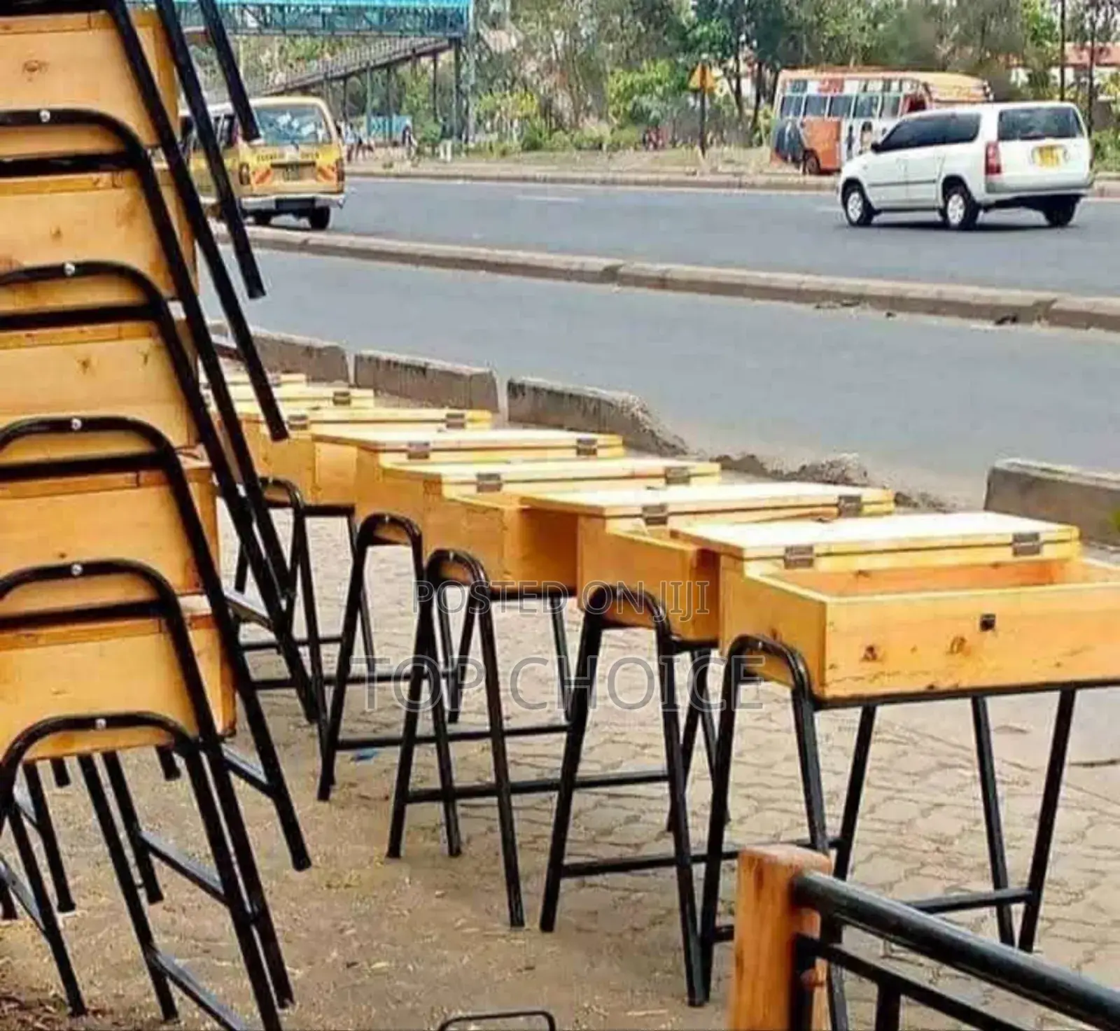 School Locker and Chairs