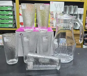 Glass Set Glasses With 1.8ltrs Jar* Contain:6glasses, 1jar*