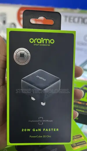 Oraimo 20W Gan FASTER USB-C to USB-C Charger