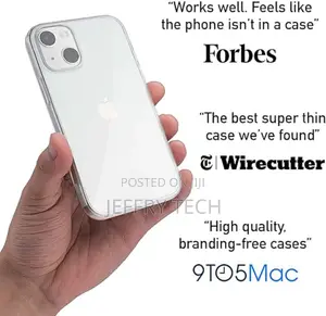 Clear iPhone 13 Mini Case,Thin Cover Ultra Slim (Transparent