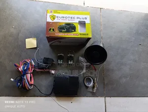 Eurotec Car Alarm With Anti-Theft Cut-Out System