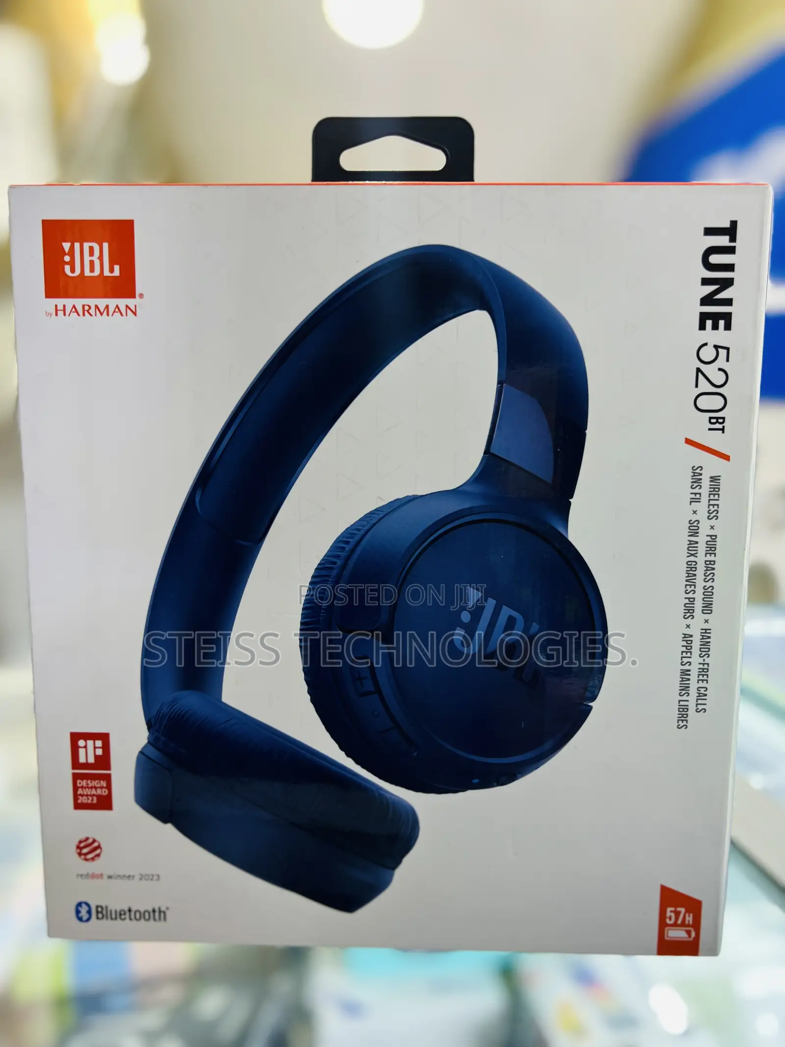 JBL Tune 520 Wireless Headphones