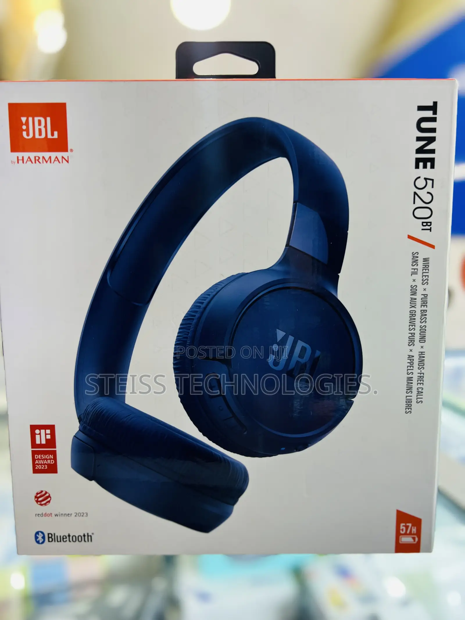JBL Tune 520 Wireless Headphones