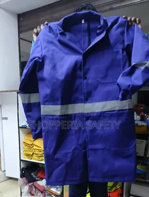 Royal Blue Dustcoat With Reflector