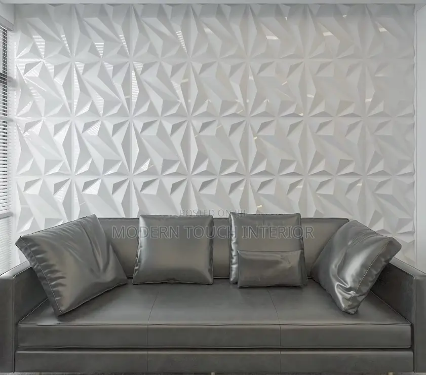 White PVC 3D Wall Panels for Unique Designs