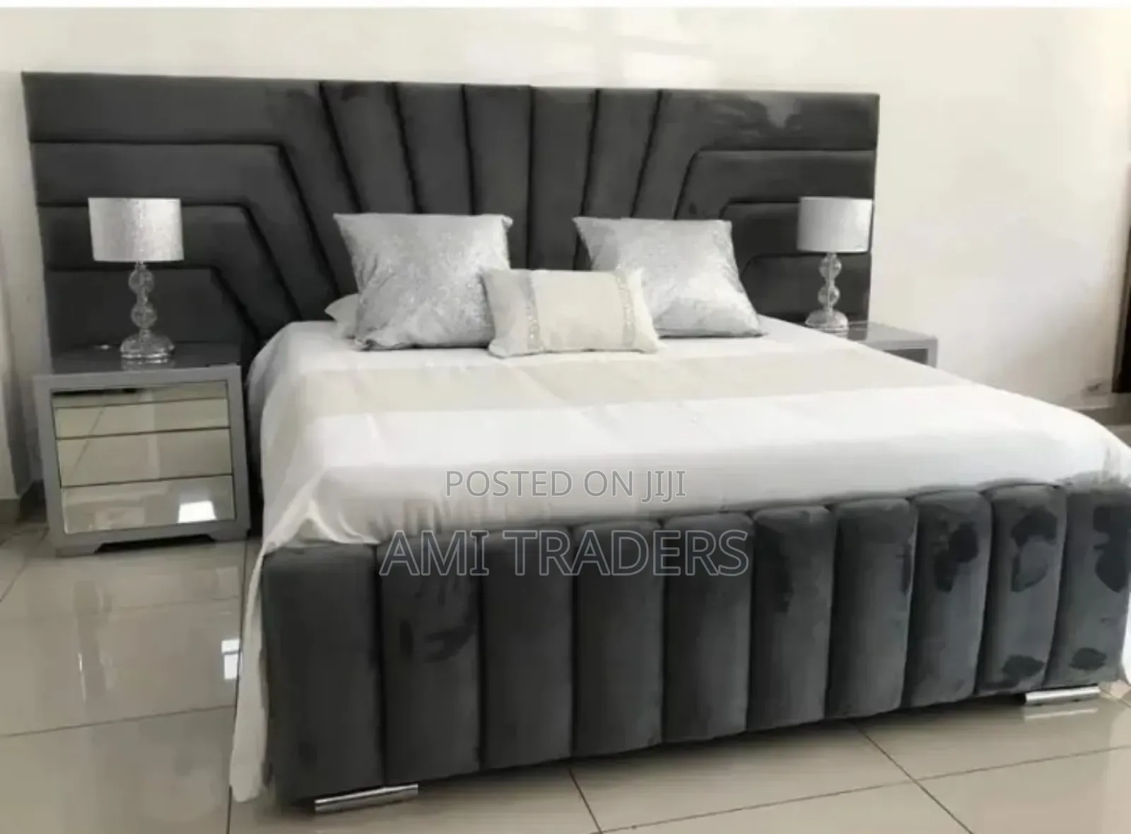 Grey Extended Chester 5*6 Bed