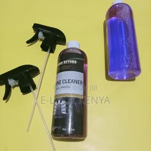 Performing Engine Cleaning Spray