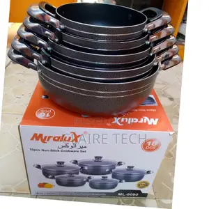 10 Pieces Miralux Nonstick Sufuria