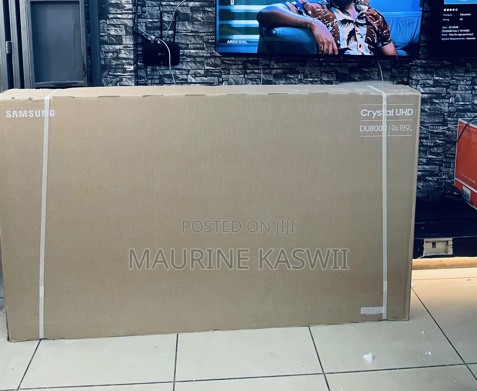 Samsung 75” 75 Du8000 Smart Uhd
