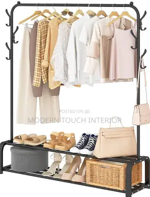 Portable Rack for Clothes and Shoes