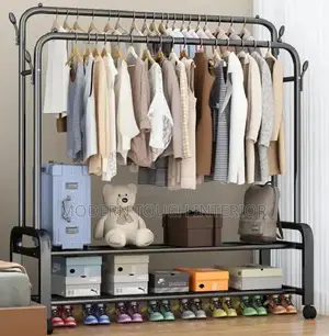 Cloth Rack and Shoe Stand Combo