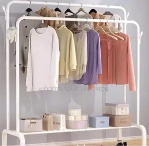 Cloth Organizer With Multi-Level Shoe Storage"