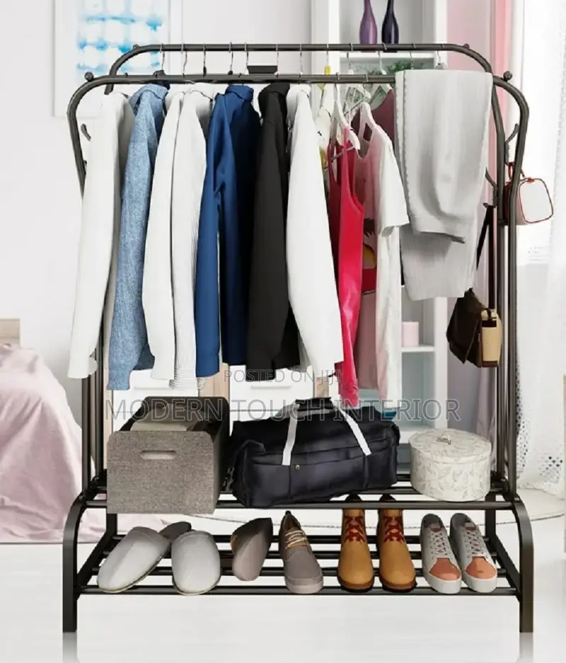 Minimalist Cloth and Shoe Rack