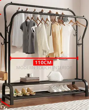 Metallic Sturdy Rack for Clothes and Shoes