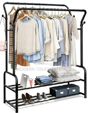 Metal Storage Rack for Clothes and Shoes