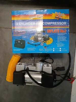 Double Air Compressor - Car Tyre Air Pressure Pump