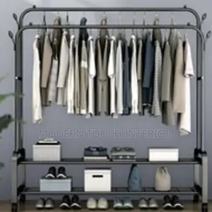 Clothing Rack With Convenient Shoe Storage
