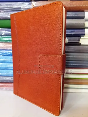 A5 Notebook- Blue, Grey, Brown