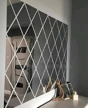 Diamond Acrylic Mirror for Stylish Home Décor