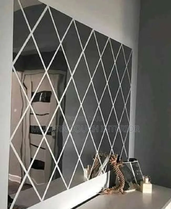 Diamond Acrylic Mirror for Stylish Home Décor
