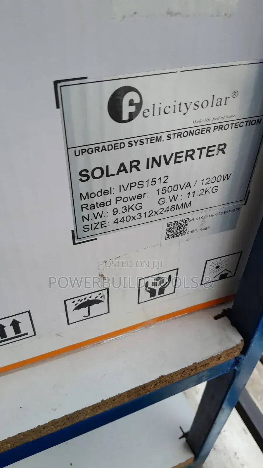 Felicity Solar Inverter 1.5kva With Upgraded System