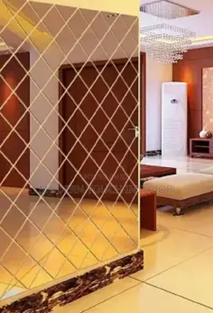 Diamond Acrylic Frameless Mirror