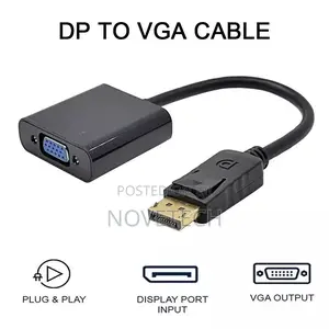 DP Display Port Male to VGA Adapter Converter