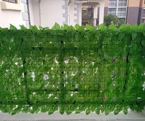 Light Green Artificial Fences Balcony Home Decoration