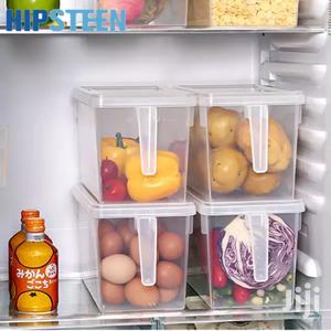4pcs Plastic Freezer Containers With Handle