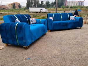 5 Seater Sofa Blue