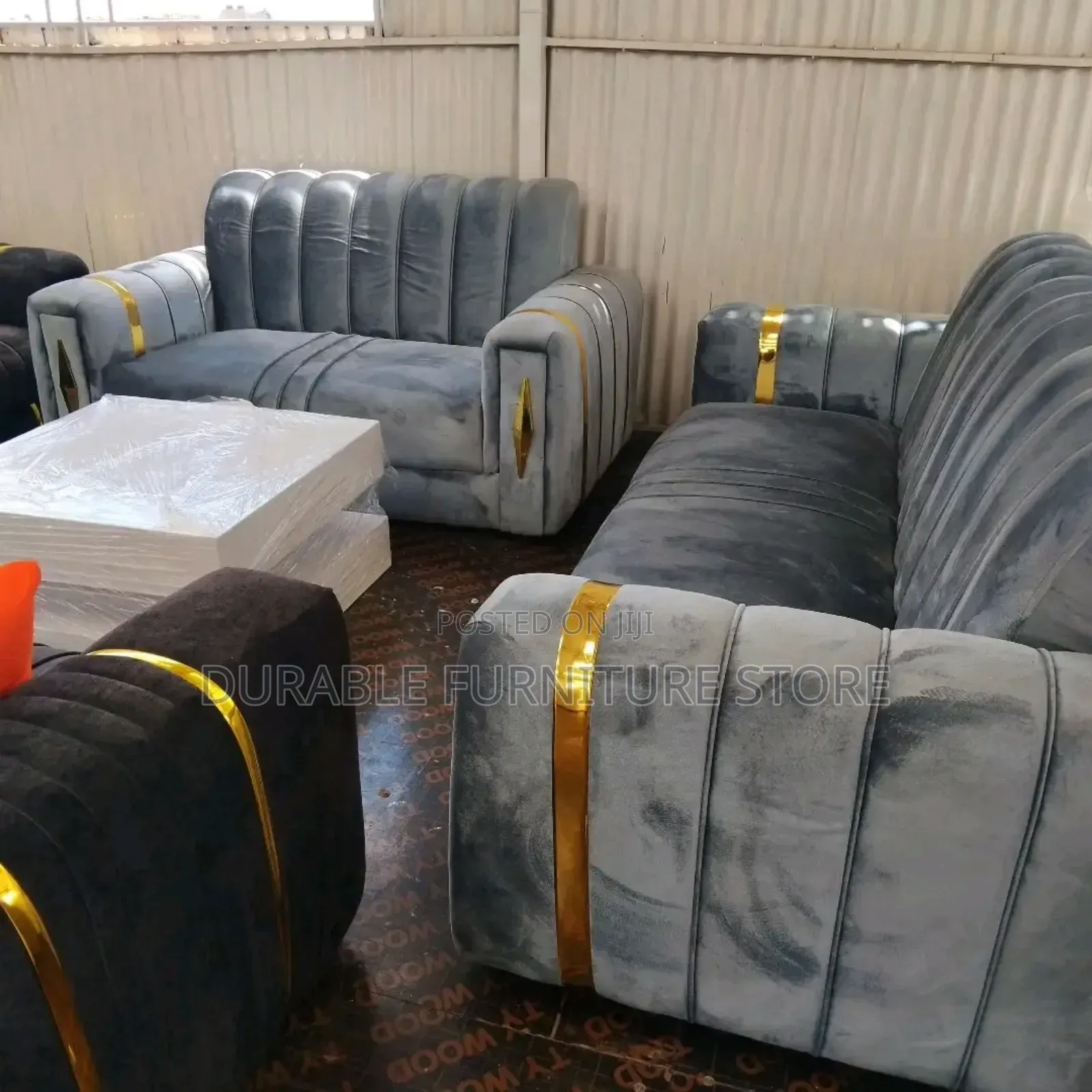 5 Seater Sofa Grey