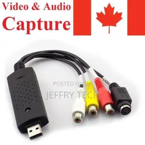 USB 2.0 Video Audio Capture Card Adapter VHS VCR TV to DVD C