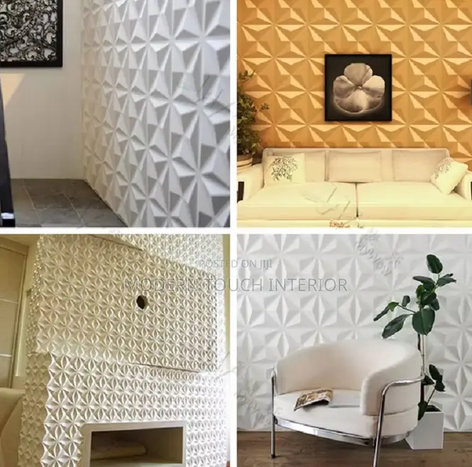 Easy-to-Maintain 3D PVC Wall Panels