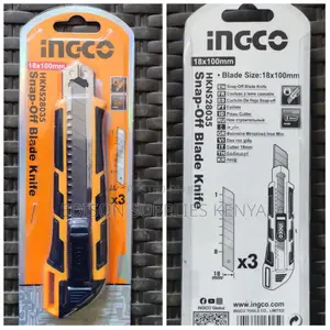 Utility Knives Ingco Snap-off Blade Knife With 3pcs Blades