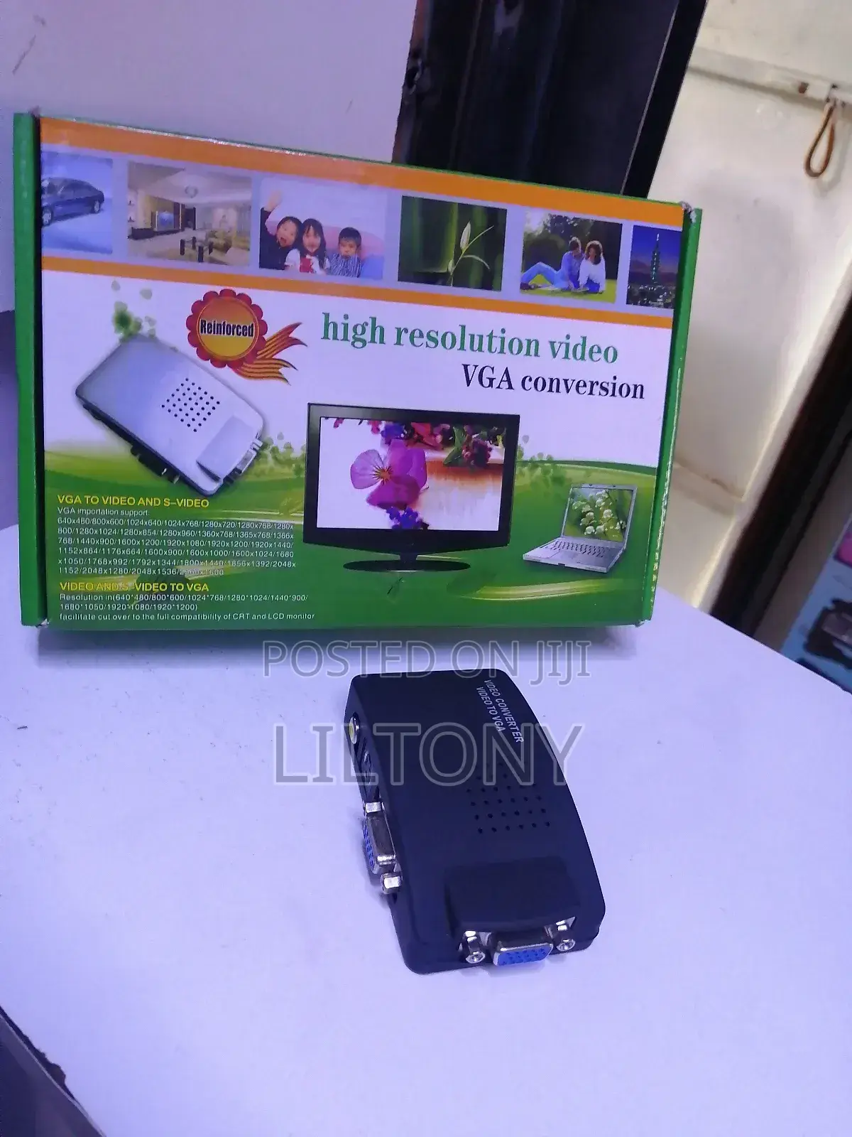 High Resolution RCA to VGA Converter